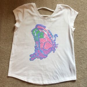 Children’s Place Girl size 10/12 Flip Sequin Shirt